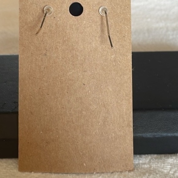 Long Blue Acrylic Crystal Waterfall Dangle Earrings - Picture 7 of 8